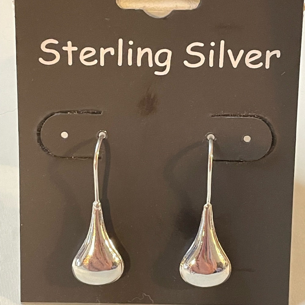 Sterling Silver Classic Teardrop Earrings